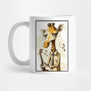 giraffe musician Mug